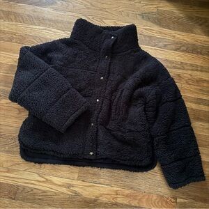 ASOS sherpa zip up jacket